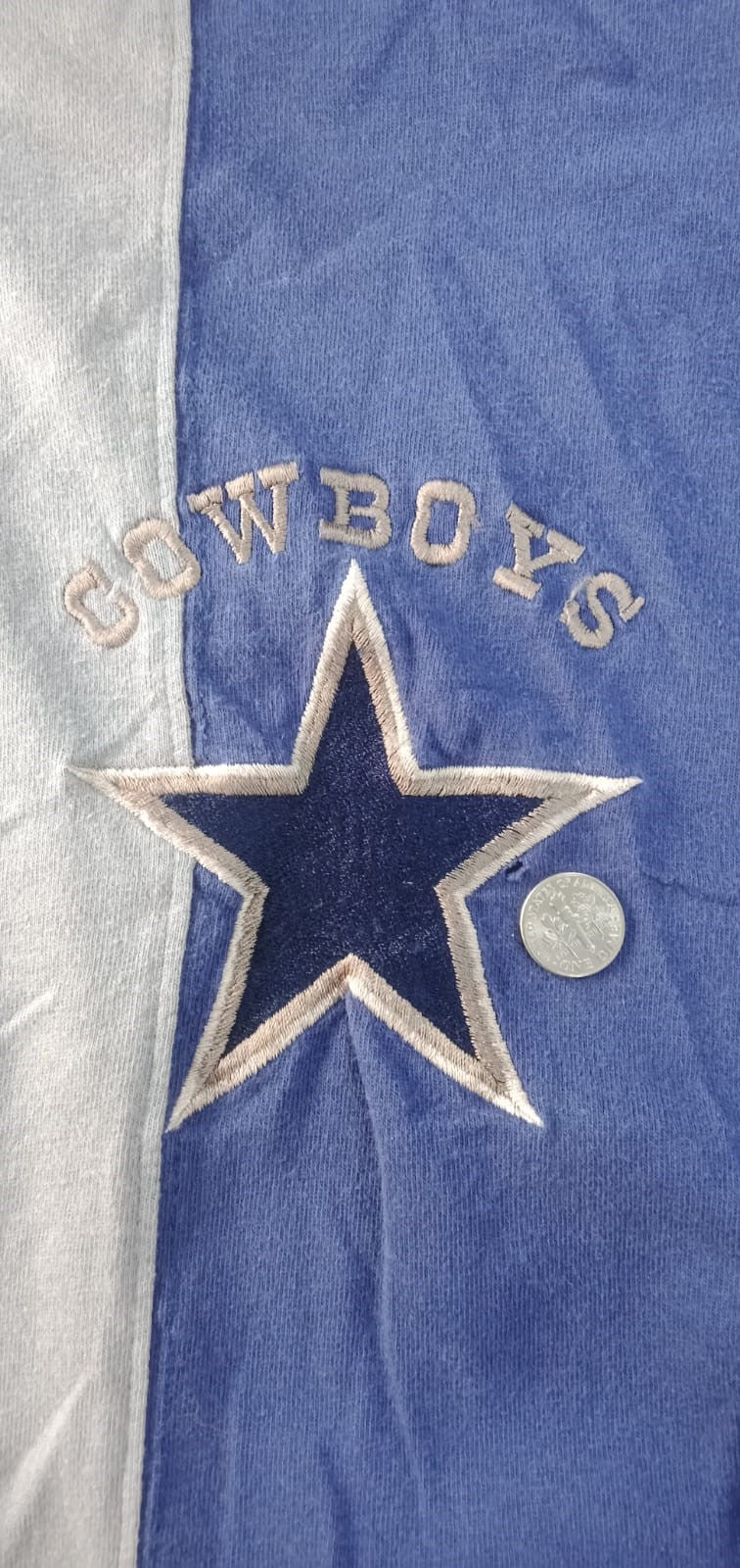 Vintage Mirage Dallas Cowboys Long Sleeve Polo T-Shirt - Fashion Rerun Vintage Migration_T-Shirt