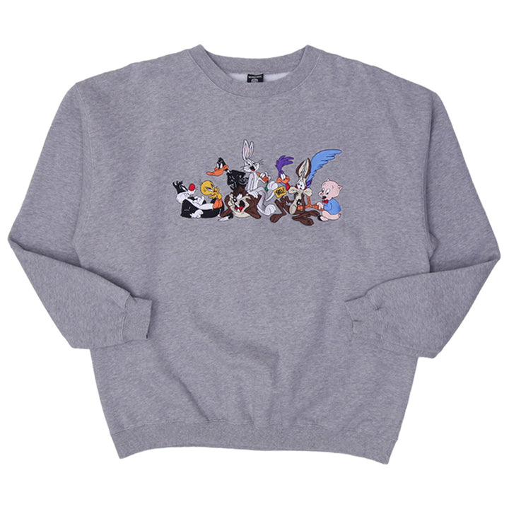 Vintage Warner Bros Studio Store Embroidered Sweatshirt | Migration_Sweatshirt UAENAT20 | Fashion Rerun