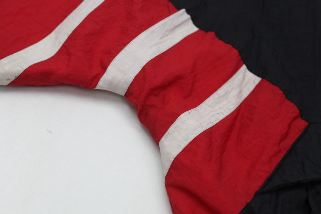 Vintage Kansas City Chiefs 1/2 Zip Quilt Hooded Jacket Size XL - Fashion Rerun Vintage Migration_Jacket