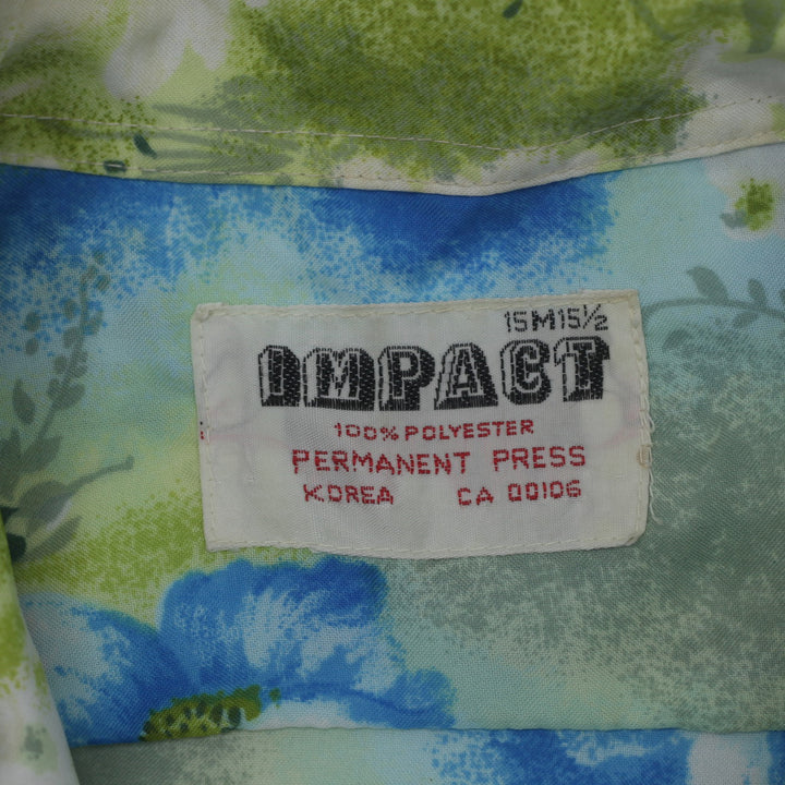 Vintage Impact Permanent Press Floral Short Sleeve Shirt - Fashion Rerun Vintage Migration_Shirt