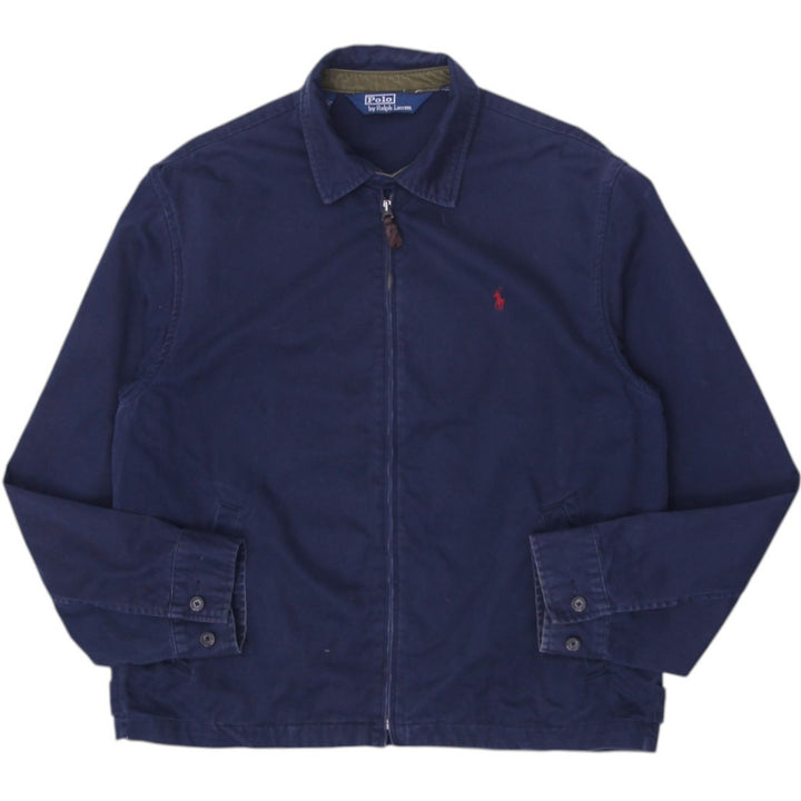 Vintage Polo By Ralph Lauren Navy Blue Full Zip Harrington Jacket L | Migration_Jackets RL Collection | Fashion Rerun