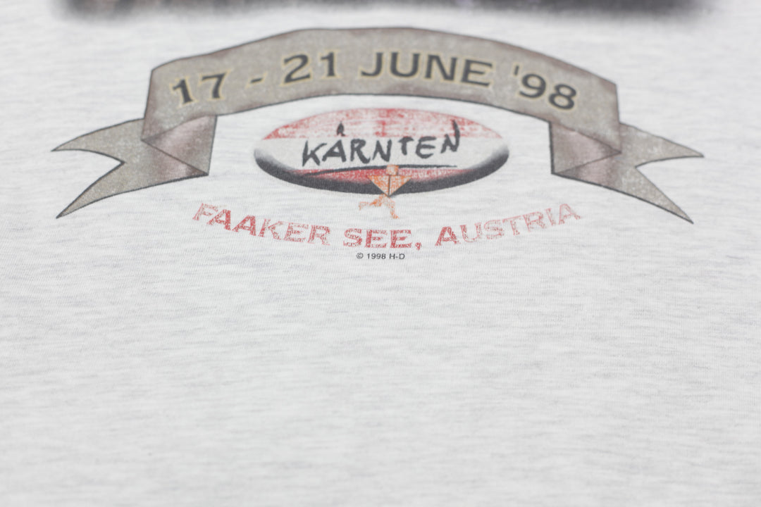 1998 Vintage Harley Davidson 95th Anniversary T-Shirt Single Stitch Hanes XL
