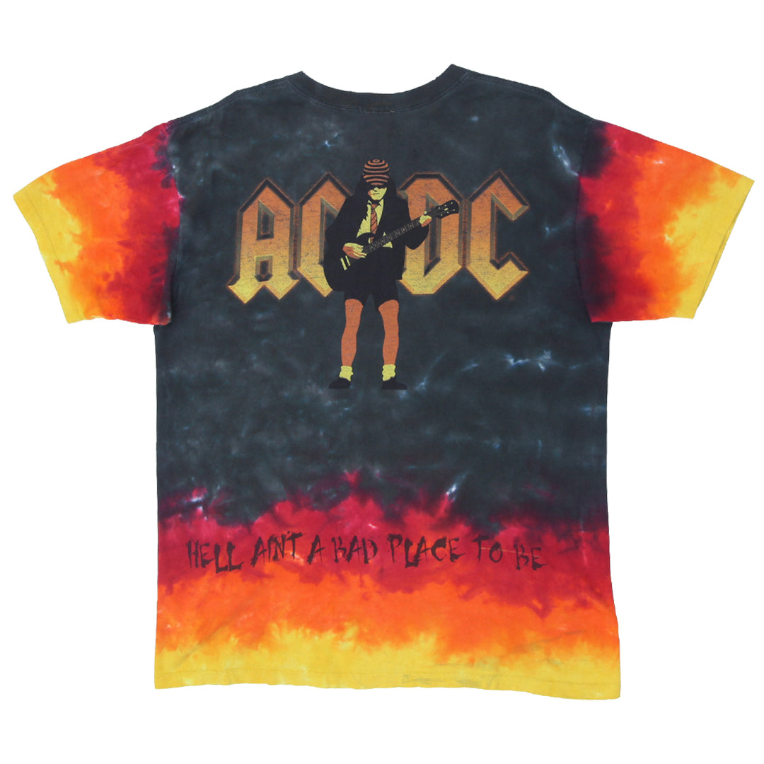 Vintage AC DC Highway To Hell AOP T-Shirt Liquid Blue L - Fashion Rerun Vintage Migration_T-Shirt