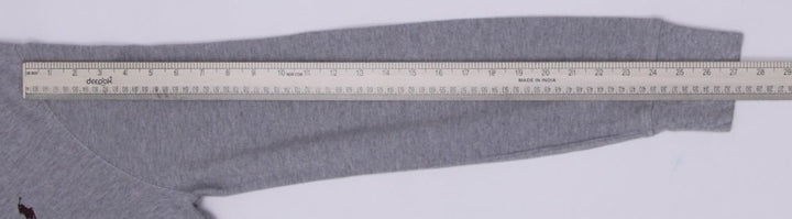 Mens Ralph Lauren Cardigan Gray Long Sleeve Cotton Knitwear