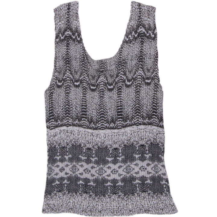 Y2K Ladies Nicola Smocked Textured Tank Top Size L