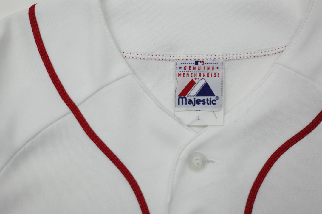 Vintage Majestic Boston Red Sox Baseball Jersey Made In USA