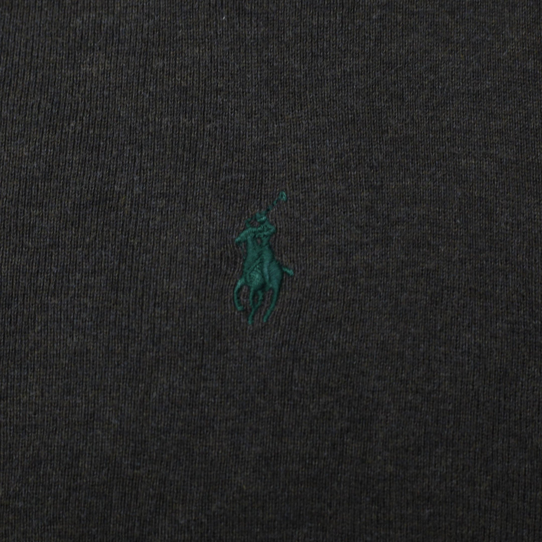 Vintage Mens Ralph Lauren Brown V-Neck Cotton Sweater Size L | Migration_Knitwear & Sweaters - Alternate View | Fashion Rerun