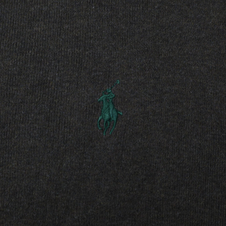 Vintage Mens Ralph Lauren Brown V-Neck Cotton Sweater Size L | Migration_Knitwear & Sweaters - Alternate View | Fashion Rerun