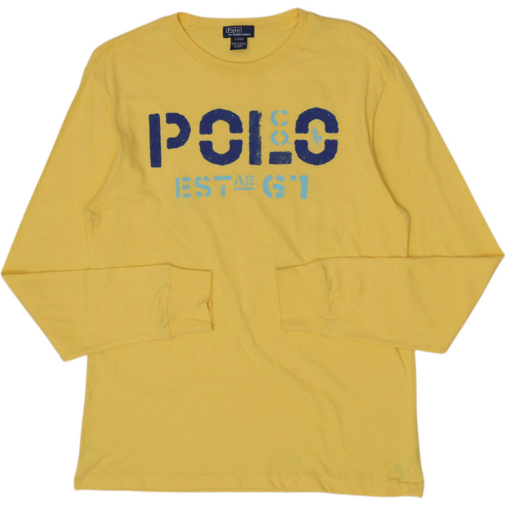 YOUTH BOYS Polo Ralph Lauren Long Sleeve T-Shirt Size XL (18-20)
