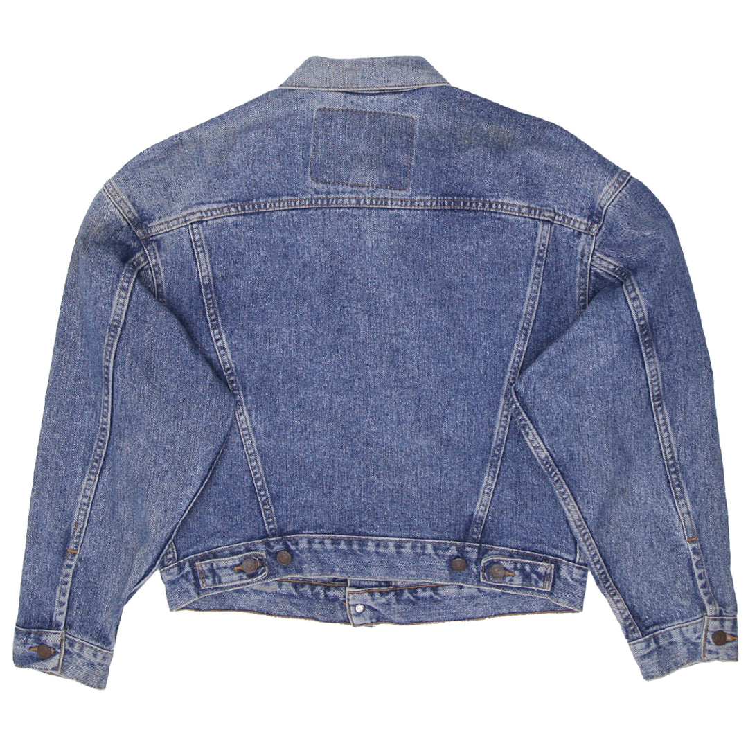 Vintage Levi Strauss & Co. # 70598 4891 Denim Trucker Gray Size S - Fashion Rerun Vintage Migration_Jacket