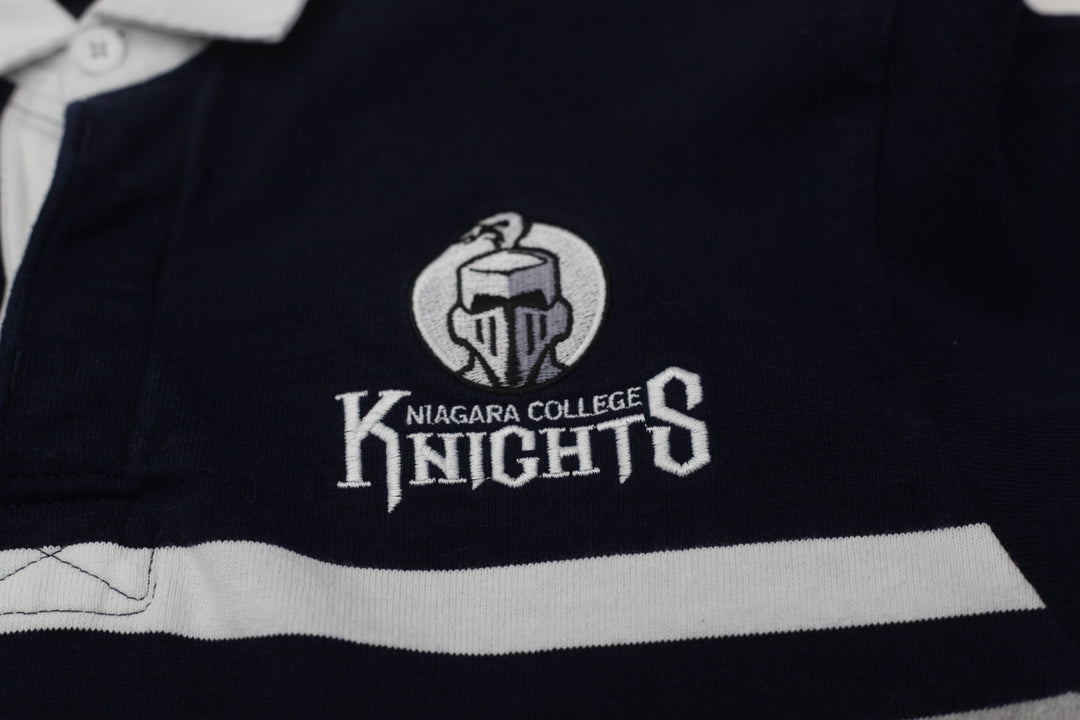 Vintage Barbarian Rugby Wear Niagara College Knights Rugby Shirts - Fashion Rerun Vintage Migration_T-Shirt