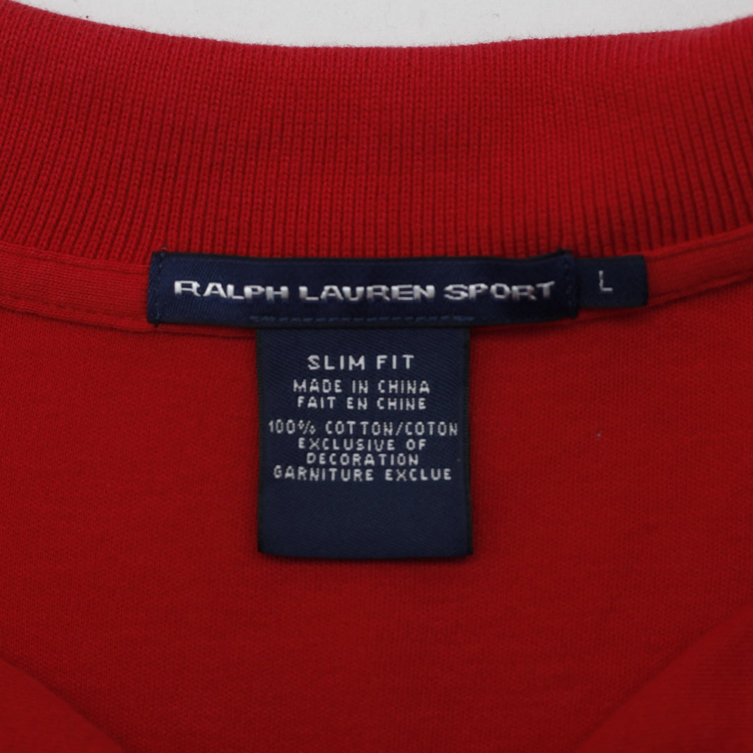 Ladies Ralph Lauren Sport Short Sleeve Polo T-Shirt Size L