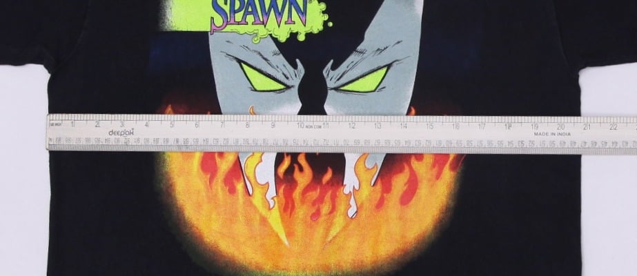 Vintage Spawn Comic Book T-Shirt Hanes Tag Single Stitch Size Large Logo Marvel | Migration_T-Shirts - Detail | Fashion Rerun