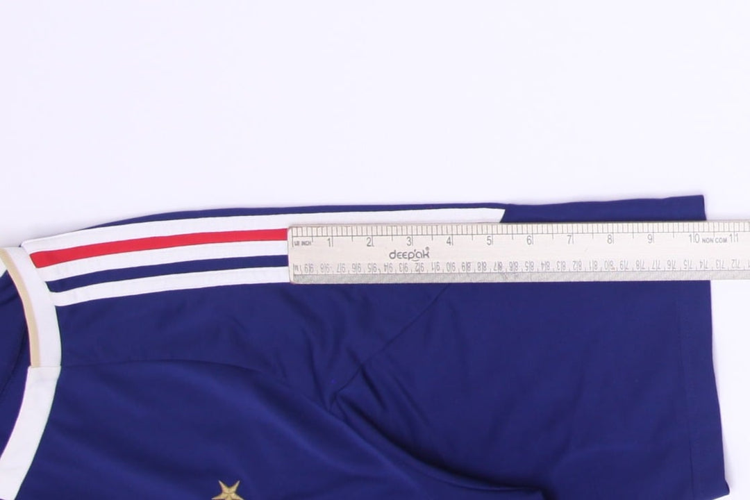 Mens Adidas France 2010-11 Home Football Jersey Adidas Blue World Cup Size XL