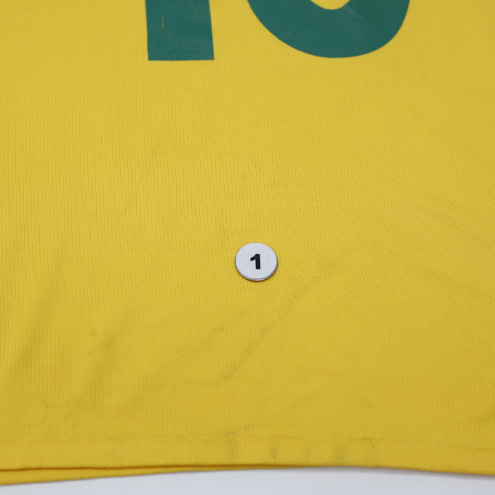 Mens 2010 Nike Brazil Home Football Jersey #10 Size L