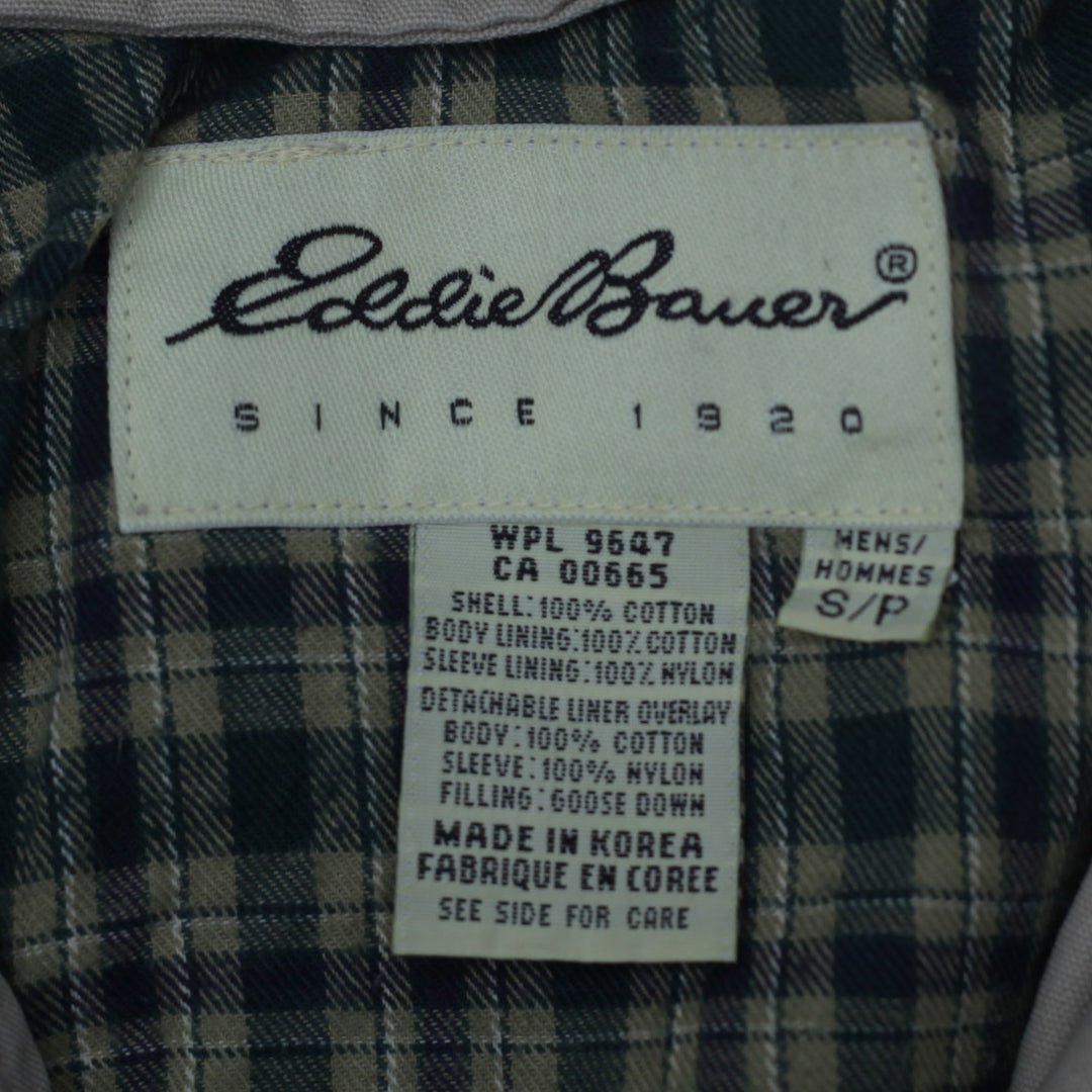 Vintage Eddie Bauer Detachable Quilt Plaid Lined Jacket - Fashion Rerun Vintage Migration_Jacket