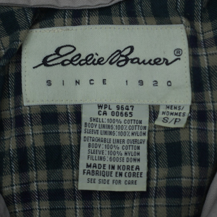 Vintage Eddie Bauer Detachable Quilt Plaid Lined Jacket - Fashion Rerun Vintage Migration_Jacket
