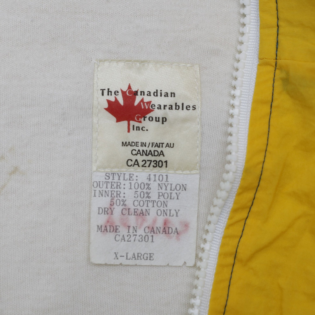 Vintage 1996 Nokia Cup Curling Event Windbreaker Zip Up Jacket | Migration_Jackets - Back View | Fashion Rerun