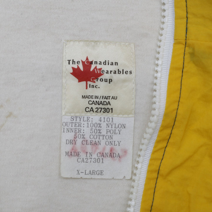 Vintage 1996 Nokia Cup Curling Event Windbreaker Zip Up Jacket | Migration_Jackets - Back View | Fashion Rerun