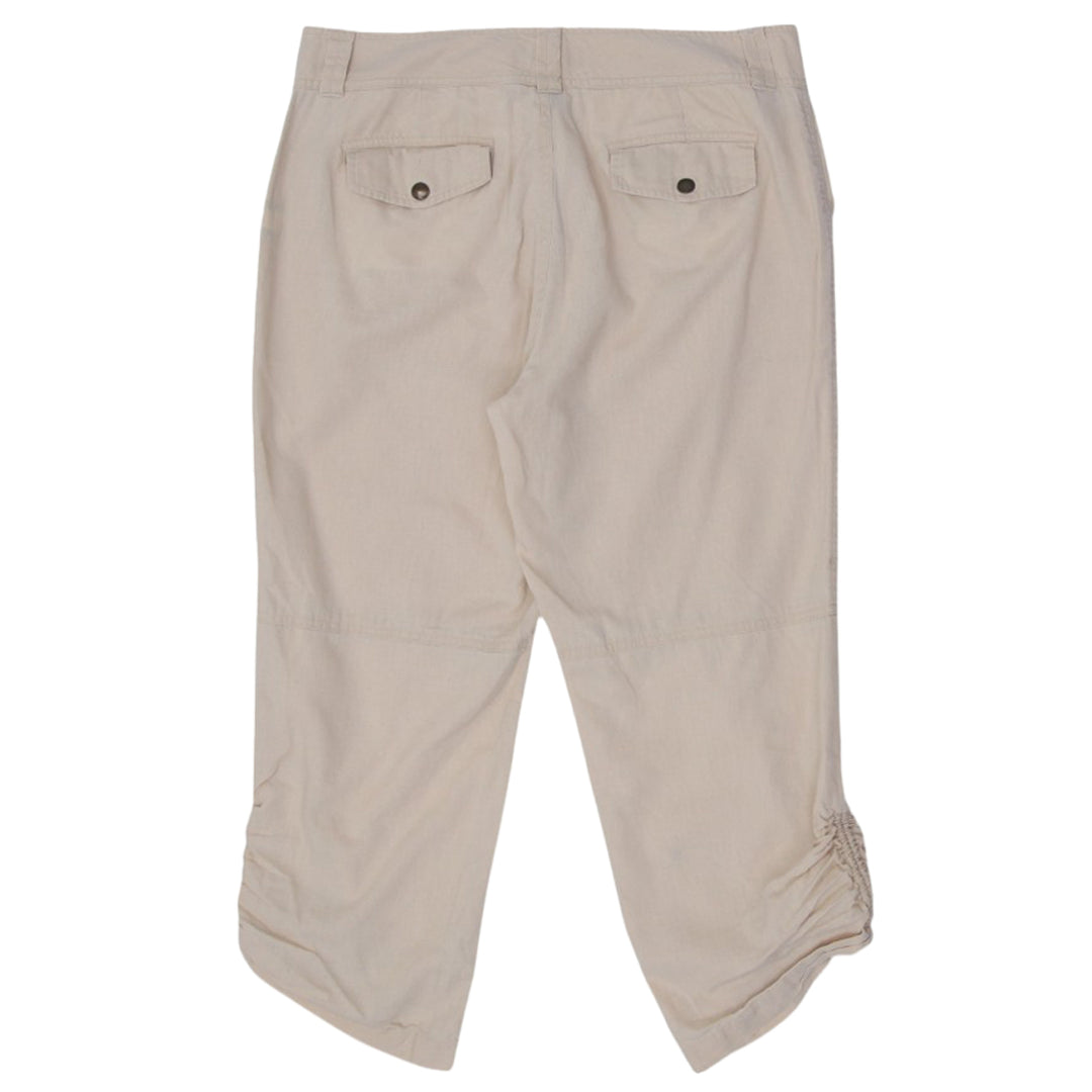Ladies American Leaving Linen Cotton Capri Pants