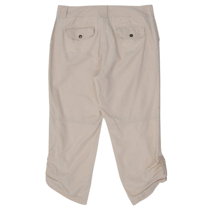 Ladies American Leaving Linen Cotton Capri Pants