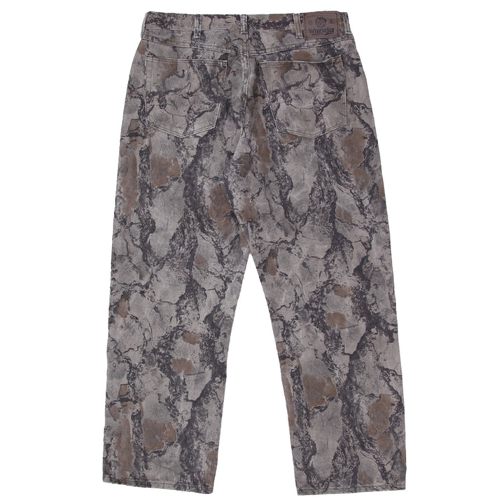 Mens Wrangler Camouflaged Pants - Fashion Rerun Vintage Migration_Pants