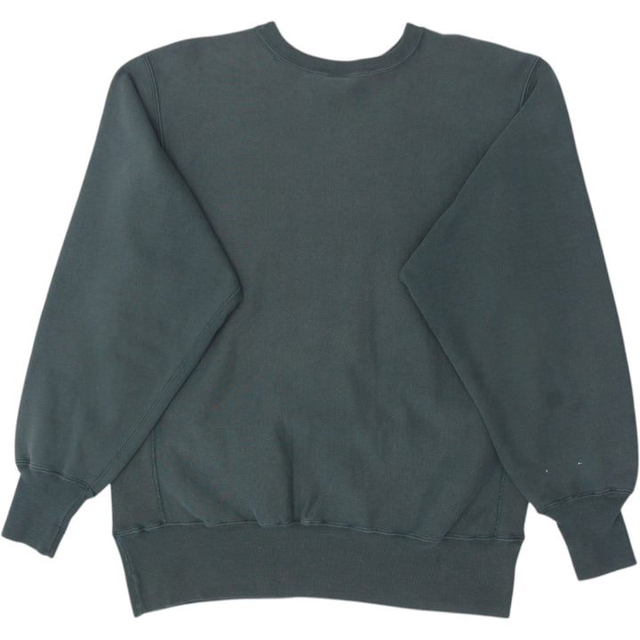 Vintage Mens Champion Reverse Weave Sweatshirt Green Logo | Migration_Sweatshirt - Side View | Fashion Rerun