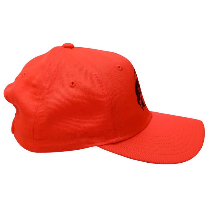 Mens Bass Pro Shops Cap Hat Blaze Orange Snapback - Hunting Outdoors Adjustable Cap
