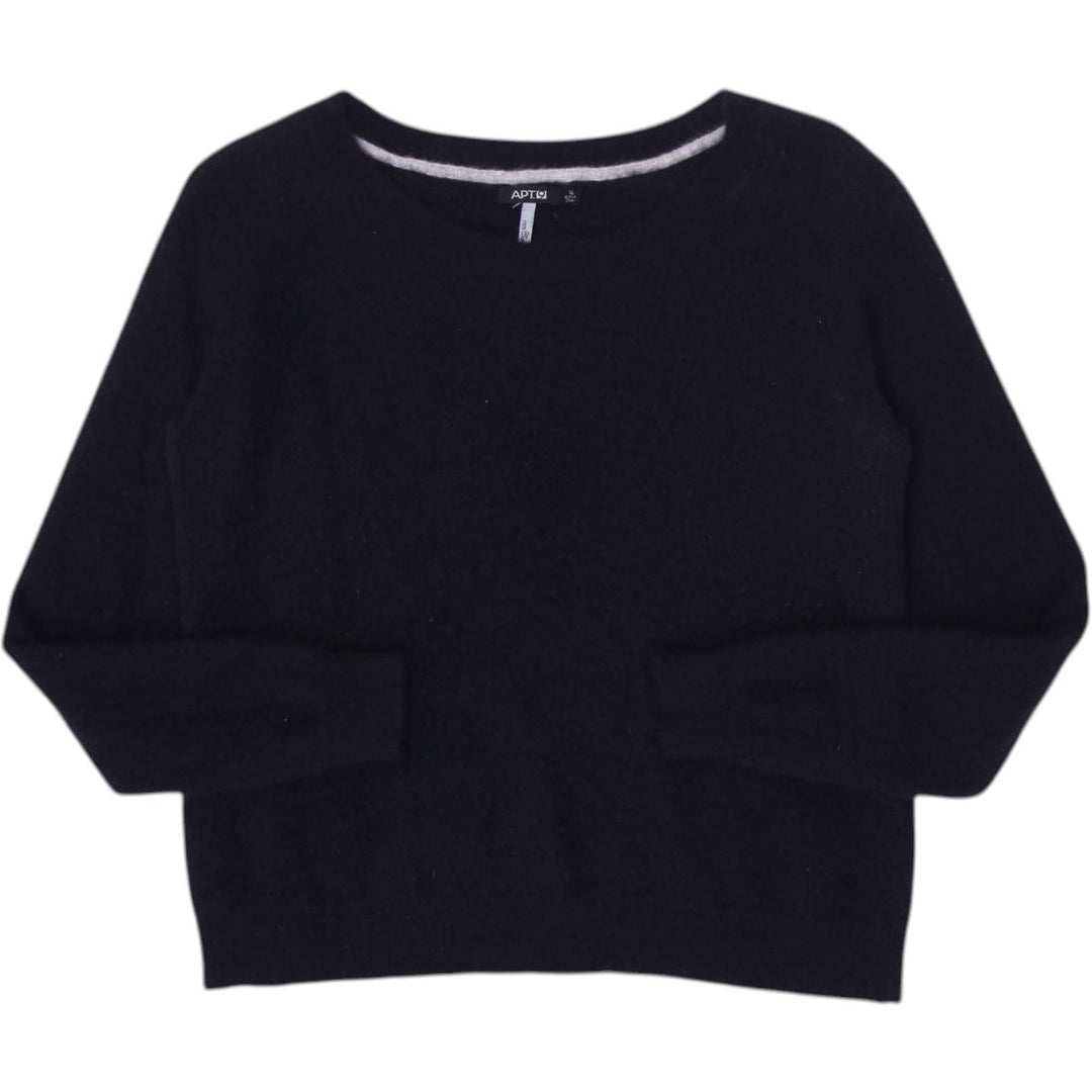 Ladies APT.9 Sweater Black Cashmere Soft Knitwear Size XL