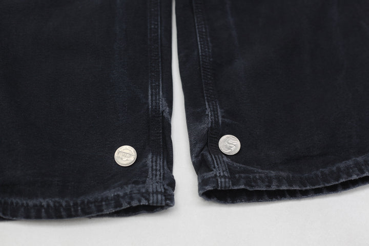 Mens B01 BLK Loose Fit Double Knee Carhartt Pants