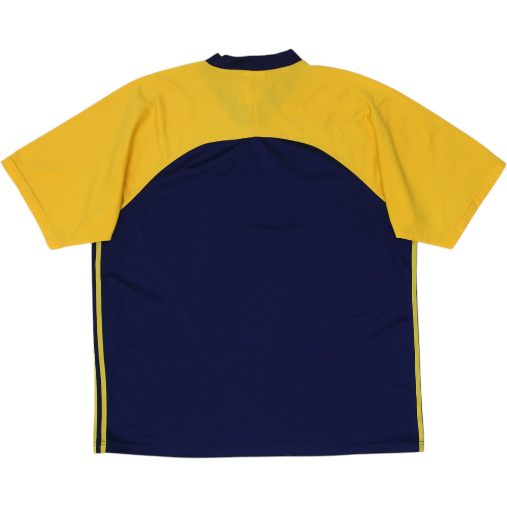 Vintage Mens Adidas Soccer V-Neck Jersey Size XL | Migration_Jerseys - Side View | Fashion Rerun