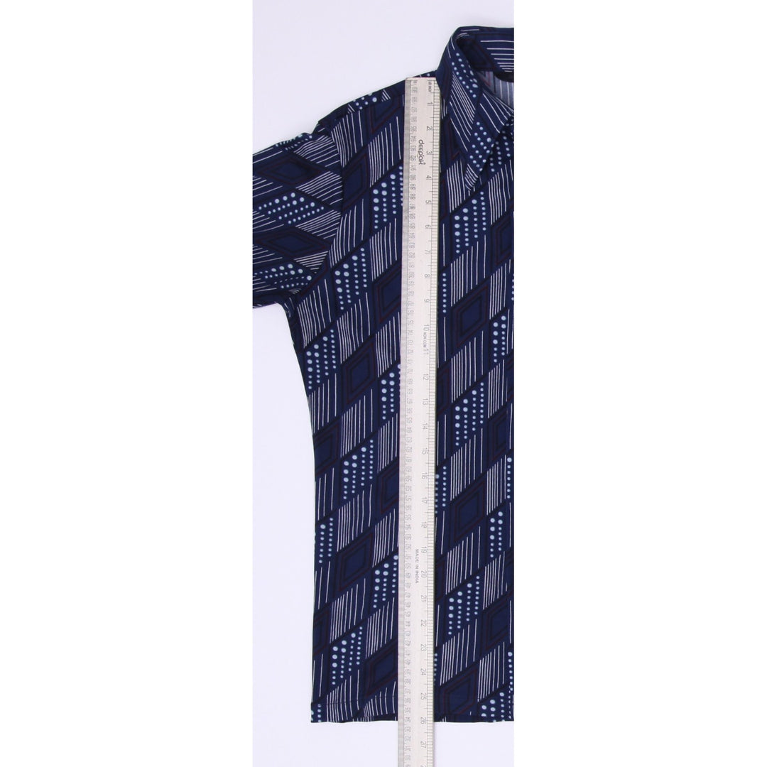 St Michael Geometric Print Shirt Size M