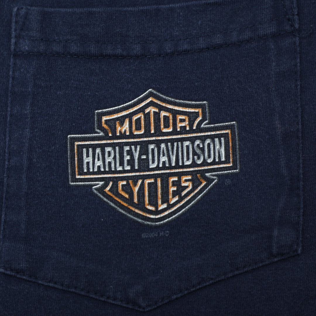 Vintage Harley-Davidson Flames Long Sleeve T-Shirt Size L | Migration_T-Shirts - Alternate View | Fashion Rerun