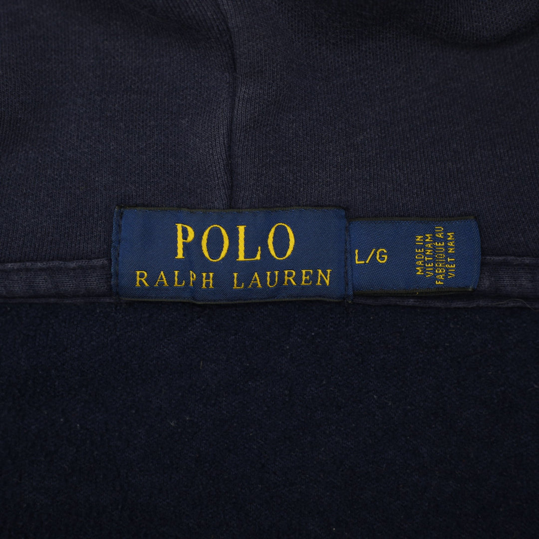 Polo Ralph Lauren USA Flag Big Pony Full Zip Hoodie Size L