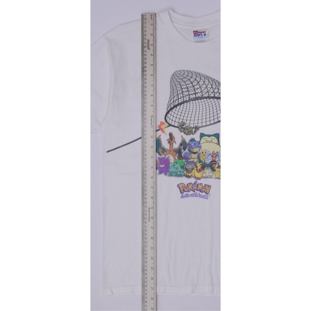 Vintage 1999 Pokemon Gen 1 Charizard Pikachu T-Shirt Size XL