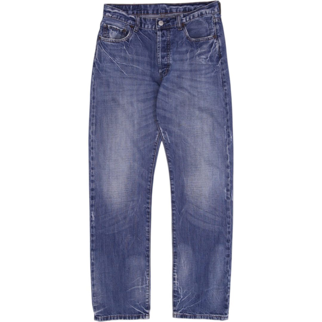 Mens Levi's 501 Original Fit Straight Leg Denim Jeans Size W30 L32