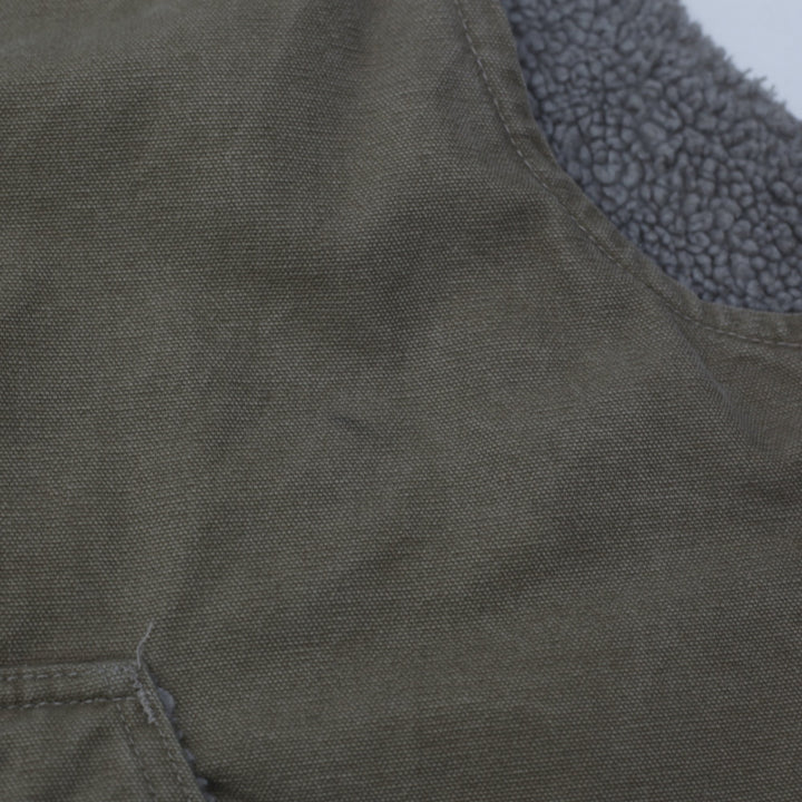 Mens Carhartt Sherpa Lined Vest Brown Full Zip Workwear Size 2XL | Migration_Vests WW Collection - Alternate | Fashion Rerun