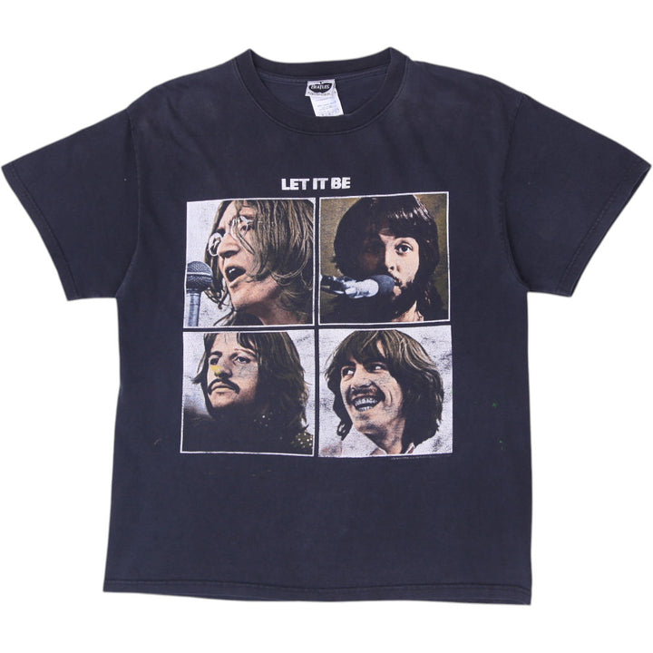 Vintage 00s The Beatles Let It Be Band T-Shirt Size M