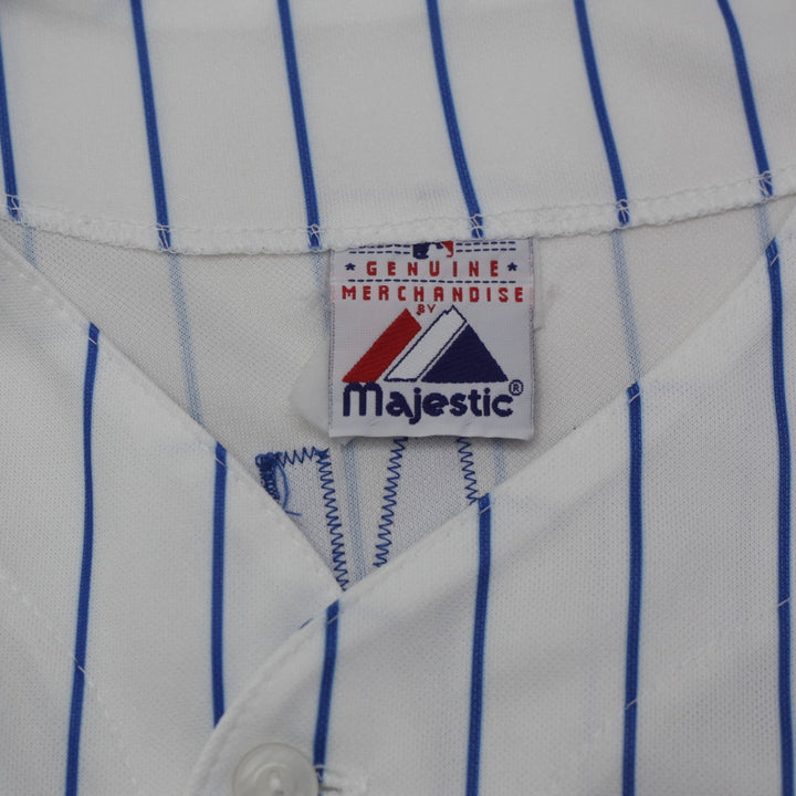 Vintage Chicago Cubs Majestic Pinstripe MLB Genuine Merchandise #45 Magnum Jersey