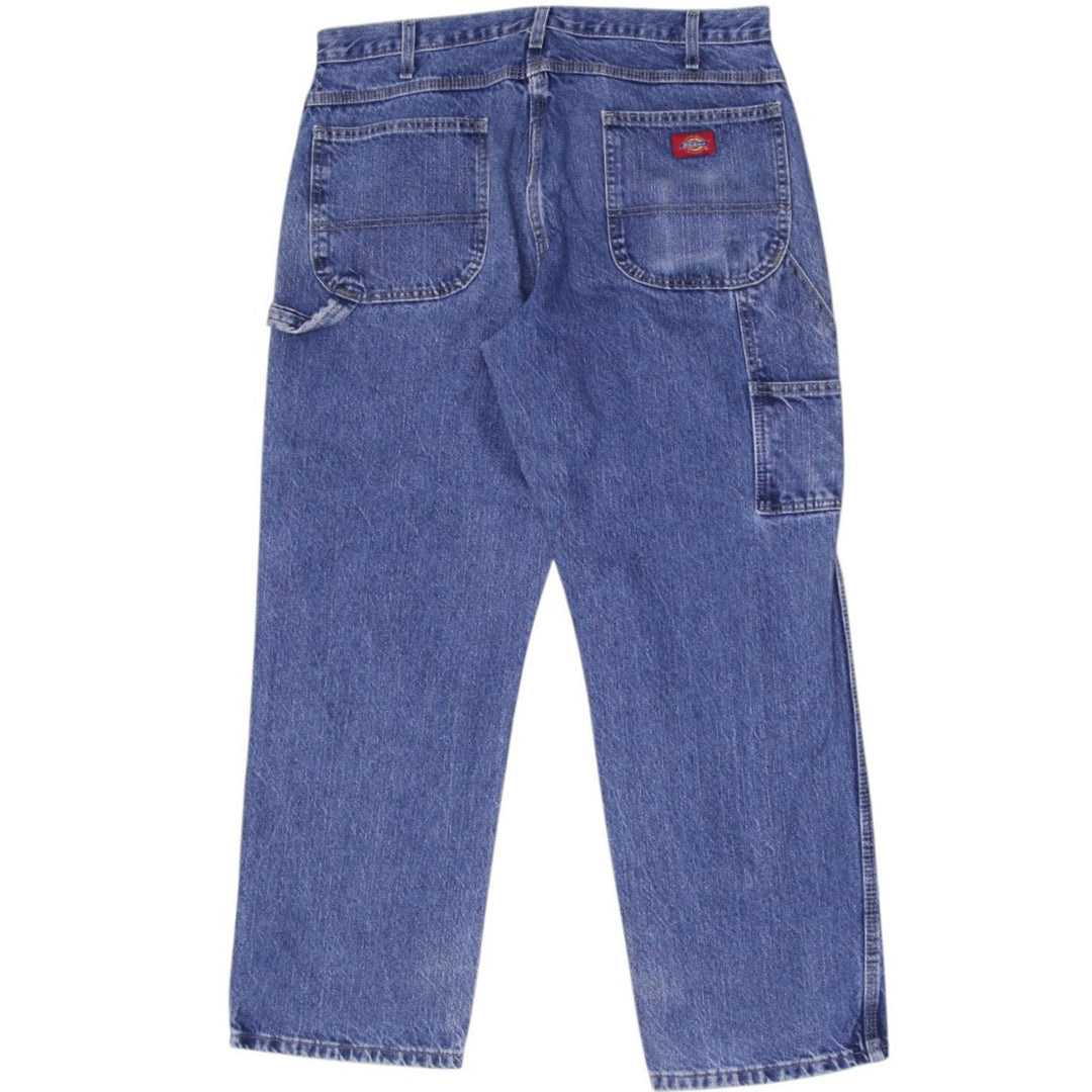 Mens Dickies Jeans Blue Denim Workwear Straight Fit