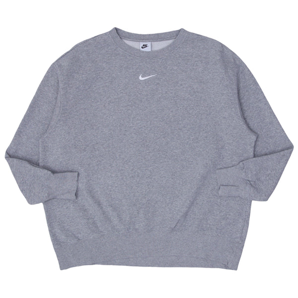 grey nike crew neck sweatshirt