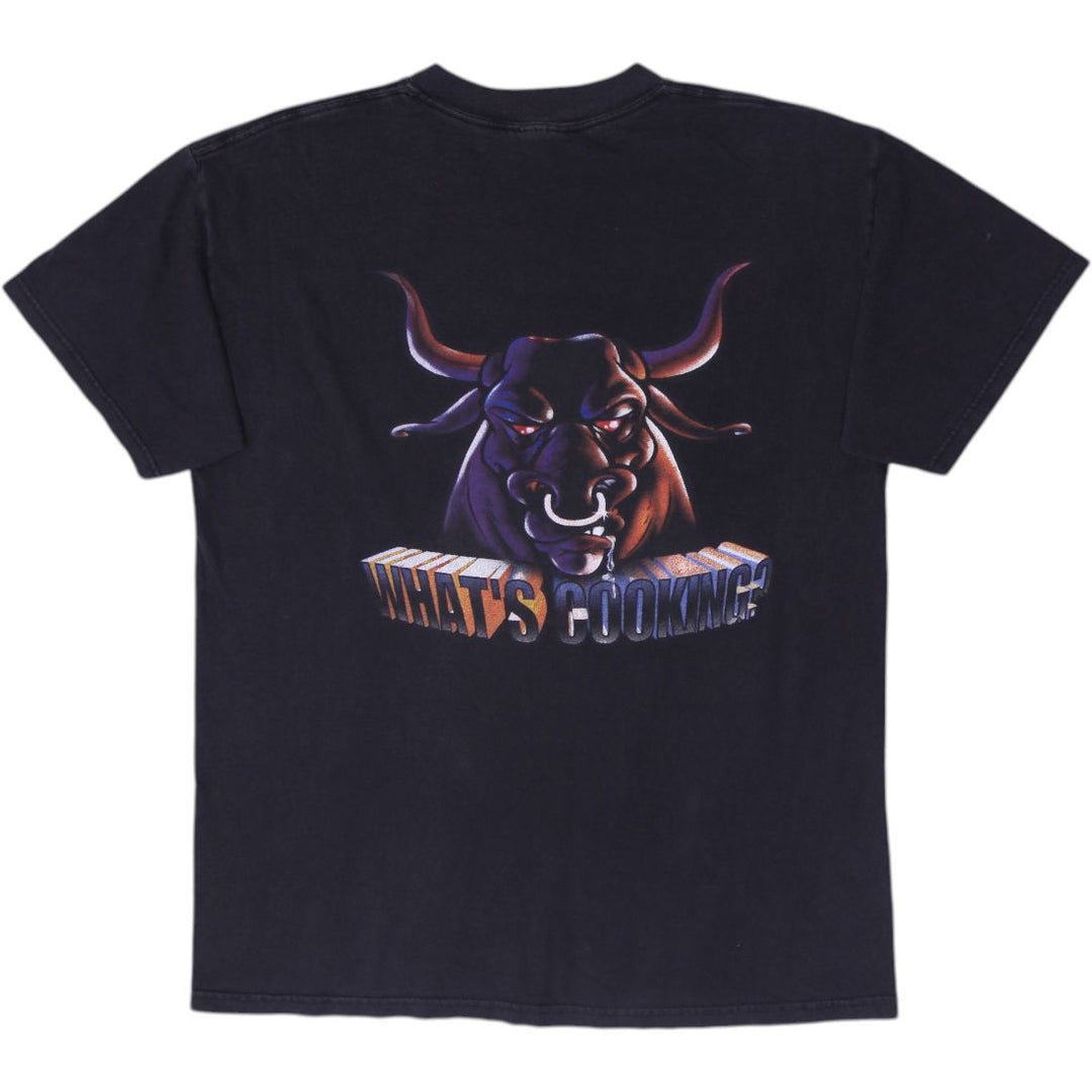 Vintage Mens 2000 WWF The Rock "Bring It" Graphic T-Shirt