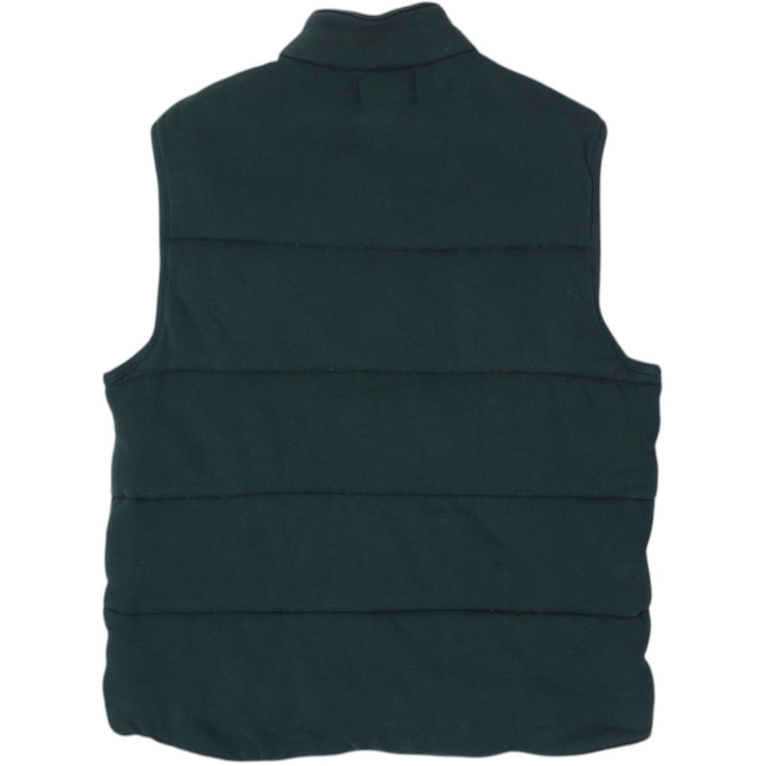 Vintage Mens Polo Ralph Lauren Dark Green Puffer Vest Size L | Migration_Vests - Side View | Fashion Rerun