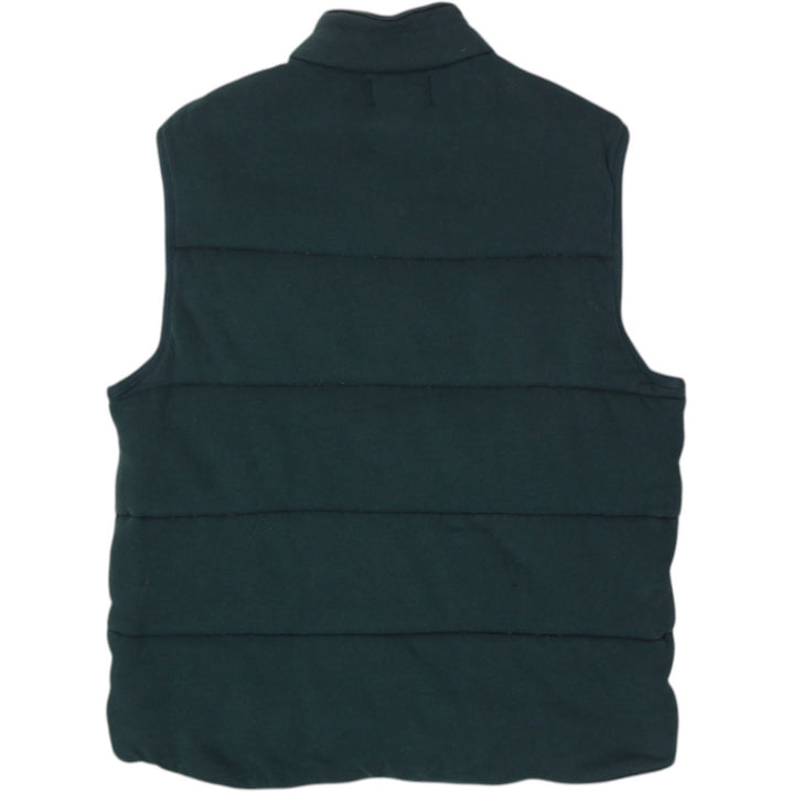 Vintage Mens Polo Ralph Lauren Dark Green Puffer Vest Size L | Migration_Vests - Side View | Fashion Rerun