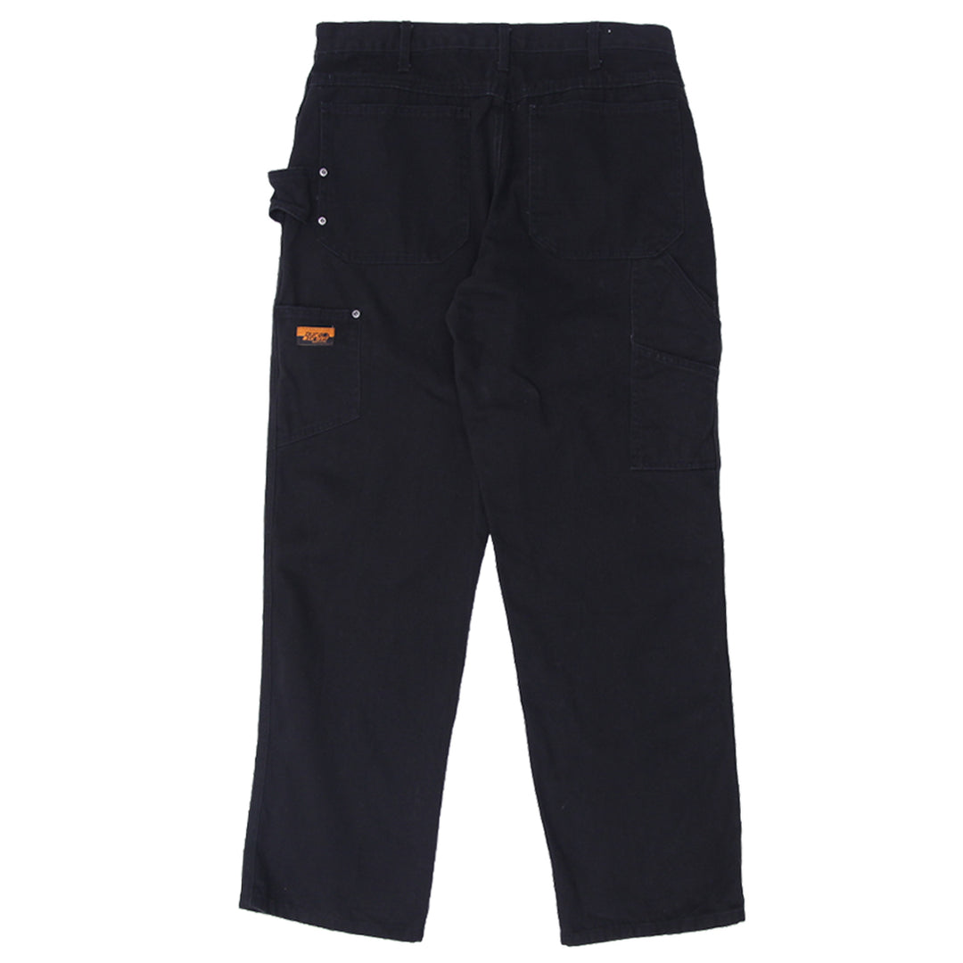 Mens DuraDrive Black Utility Work Pants - Fashion Rerun Vintage Migration_Pants