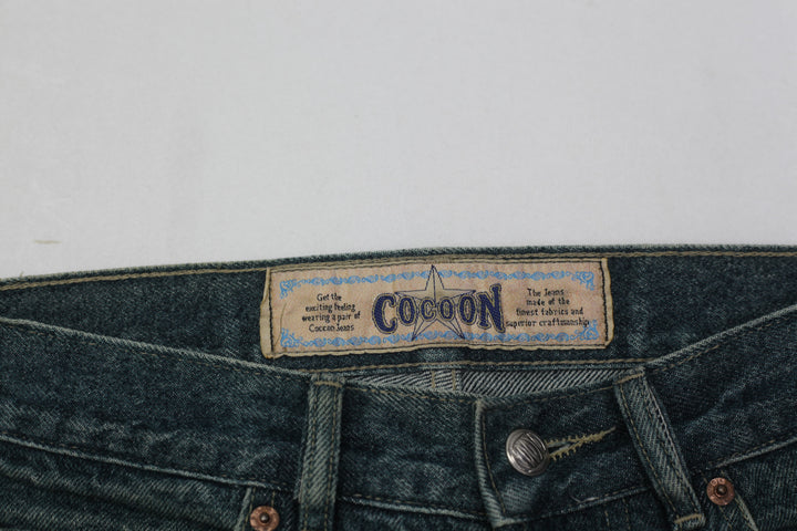 Vintage Cocoon 100% Cotton Button Fly Jeans