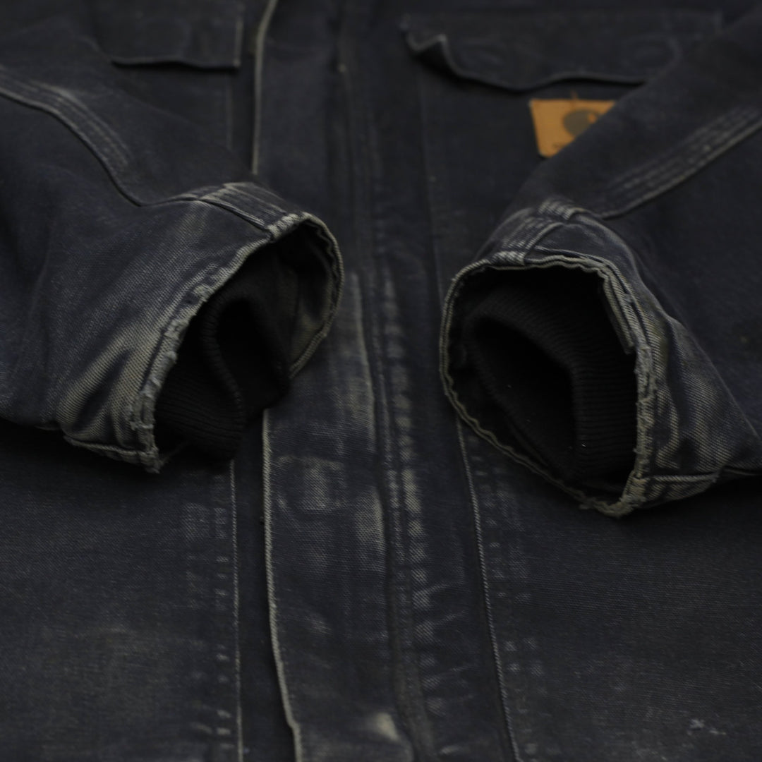 Mens C28 MDT Carhartt Workwear Distressed Full Zip Jacket