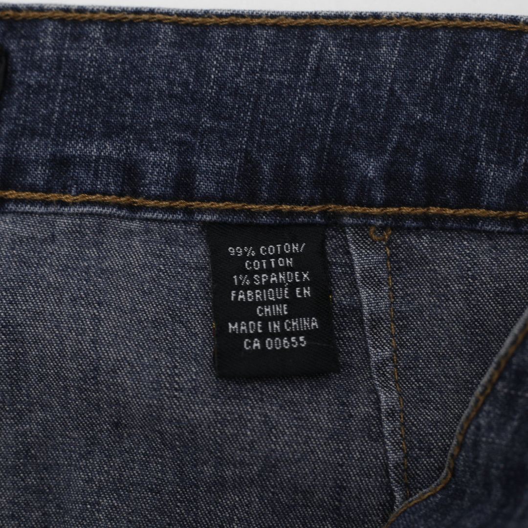 Y2K Ladies Flared Denim Maxi Skirt Size 9