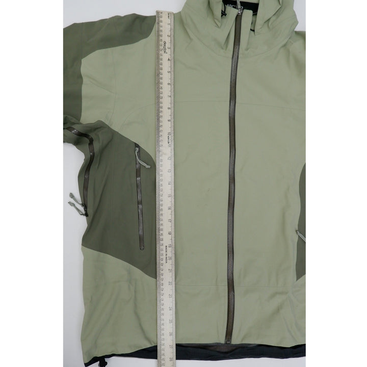 Mens Arc'teryx Gore-Tex Jacket Gray Full Zip Hooded Waterproof Outdoors