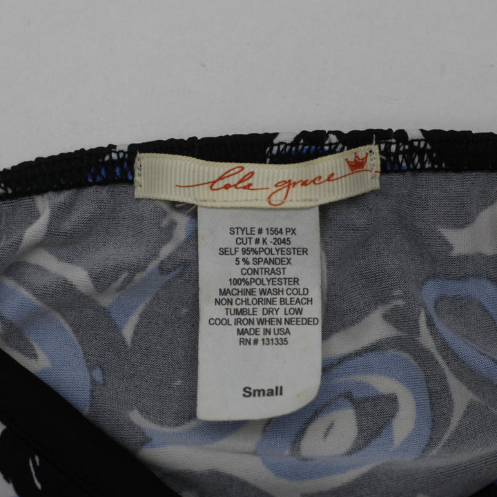 Y2K Ladies Abstract Swirl Cami Top Size S